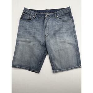Levi’s 569 Men’s Straight Loose Denim Shorts Blue Size 36 Y2K Jorts